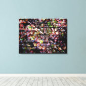 Kunstdruiven op blad canvas afdruk (Insitu (Houten vloer))