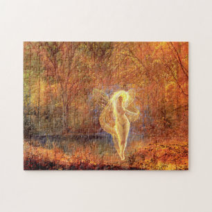 Kunstdruk 35 Dame Autumn door John Atkinson Grimsh Legpuzzel