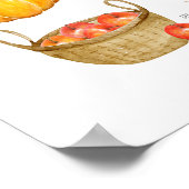 Kunstdruk in de herfst - kunstdecor voor de muur poster (Hoek)