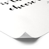 Kunstdruk met de grootste vrijheid poster (Hoek)