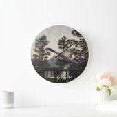 Kunstdruk op de muurklok van "A Light Ghear" Grote Klok (Huis)