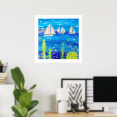 Kunstdruk: Tuiga, Monaco Klassieke Week Poster (Thuiskantoor)