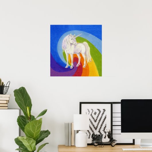 Kunstdruk voor onkruidenierswerk poster (Thuiskantoor)