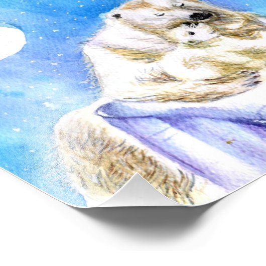 Kunstdruk voor poolberen foto afdruk (Hoek)