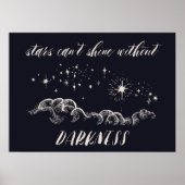 Kunstdruk voor religieuze typografie poster (Voorkant)