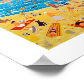 Kunstdrukken: Eskimo-Kinderen op de Sint-Michael-b Poster (Hoek)