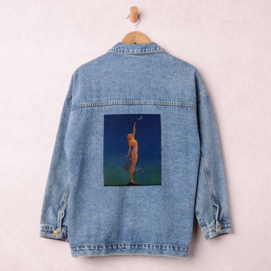 kunstdrukken, "Reaching for the Moon" Denim Jacket (Hangar)