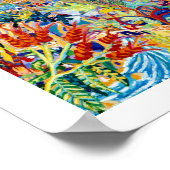 Kunstdrukken: Tuin van Eden, het Eden-project Poster (Hoek)