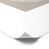 kunstdrukken van de witte koraaltak poster (Hoek)