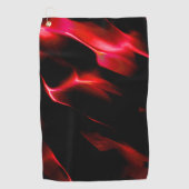 Kunstduinen in de rode schaduw golfhanddoek (Voorkant)