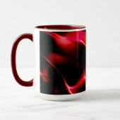 Kunstduinen in de rode schaduw mok (Links)