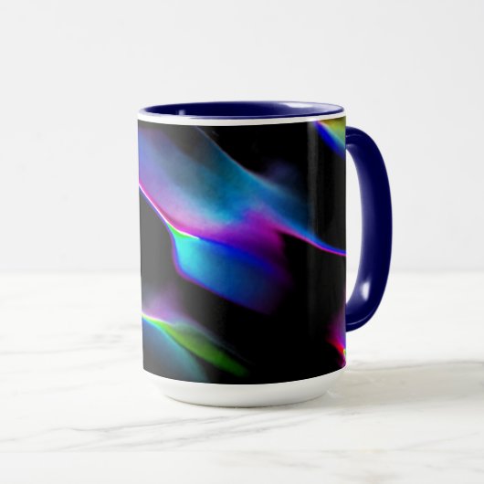 Kunstduinen in de rode schaduw mok (Voorkant rechts)