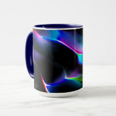 Kunstduinen in de rode schaduw mok (Voorkant links)