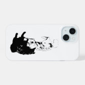 Kunstduo, Grafische Bescherming iPhone 15 Case (Achterkant horizontaal)