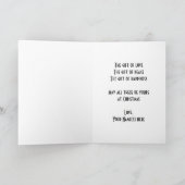 kunsten deco kerst, namiddag thea cupcakes feestdagen kaart (Binnen)