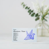 Kunsten en ambachten Papieren kraan Visitekaartje (Staand voorkant)