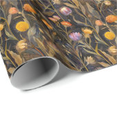 Kunsten en ambachten Schotse distel en wilde bloem Cadeaupapier (Rol Hoek)