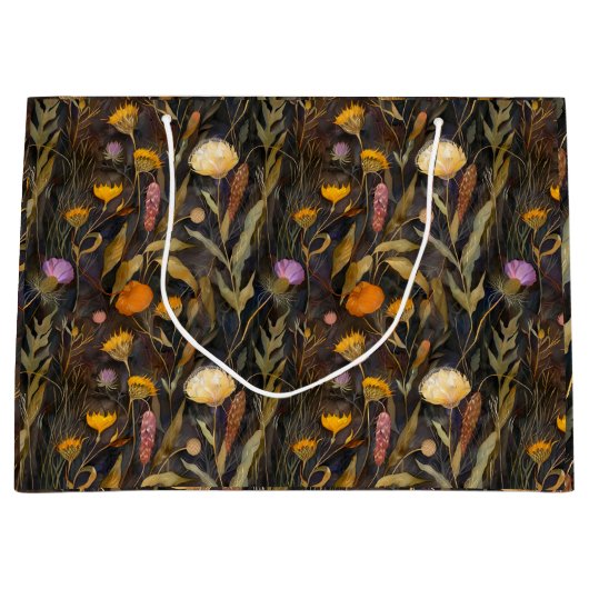 Kunsten en ambachten Schotse distel en wilde bloem Groot Cadeauzakje (Voorkant)