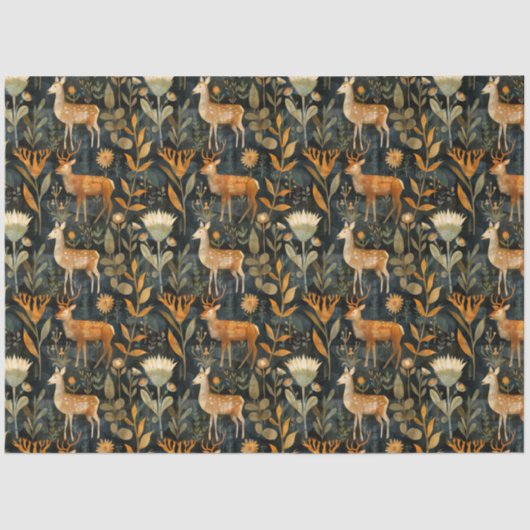 Kunsten en ambachten Schotse distels en sterren Tissuepapier (Voorkant)