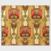 Kunsten en ambachtslieden, ambachtsman of drijfvee cadeaupapier (Vlak)