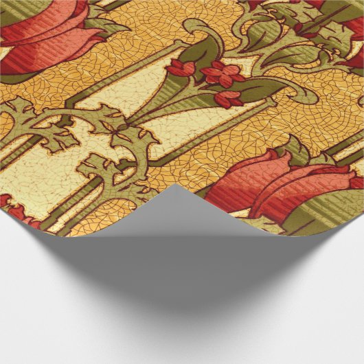 Kunsten en ambachtslieden, ambachtsman of drijfvee cadeaupapier (Hoek)