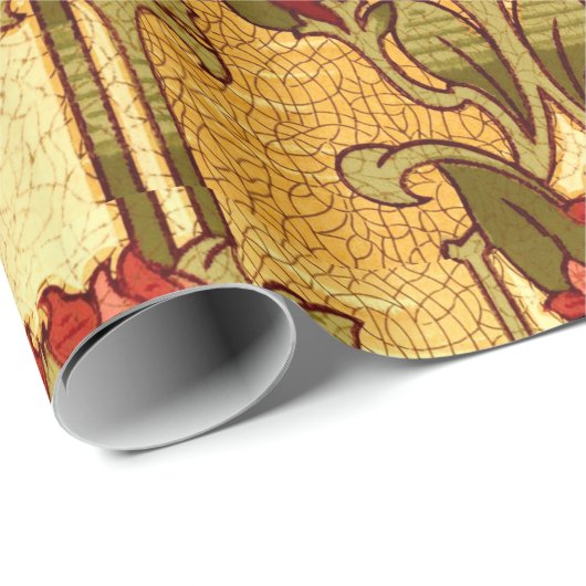 Kunsten en ambachtslieden, ambachtsman of drijfvee cadeaupapier (Rol Hoek)