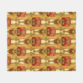 Kunsten en ambachtslieden, ambachtsman of drijfvee fleece deken (Voorkant (Horizontaal))