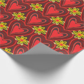 kunsten en bloemen, verpakkingspapier cadeaupapier (Hoek)