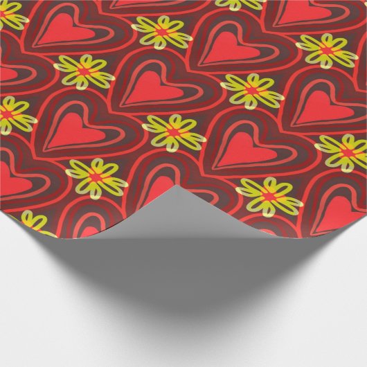 kunsten en bloemen, verpakkingspapier cadeaupapier (Hoek)