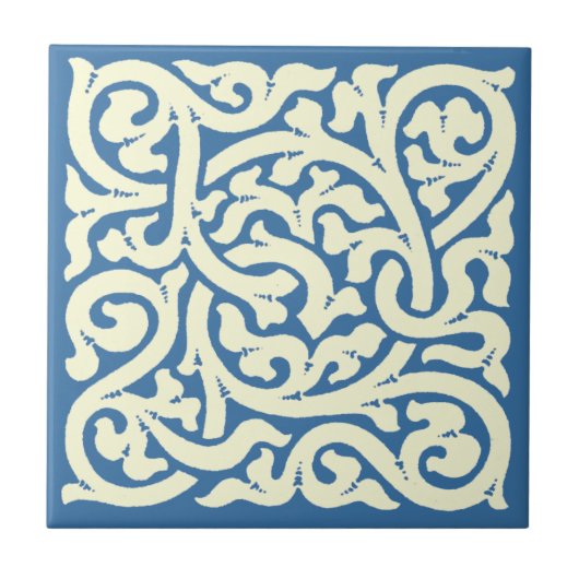  kunsten en kunstwerken, Mission Style Vine Patter Tegeltje (Voorkant)