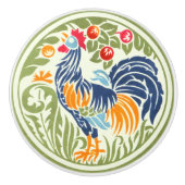  kunsten-hertoster en fruit keramische knop (Voorkant)