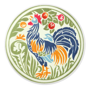 kunsten-hertoster en fruit keramische knop