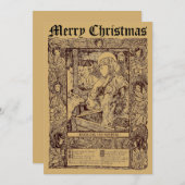  kunsten nieuwkerst 1898 feestdagenkaart (Voorkant / Achterkant)