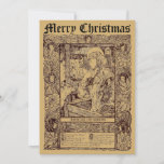 kunsten nieuwkerst 1898 feestdagenkaart<br><div class="desc">Dit is een digitaal verbeterde afdruk van een kerstkarol "Vrede op Aarde". Het kenmerkt de Nativiteit met Mary in een boosheid die baby Jezus en Joseph achter haar houdt. Ze zijn gemaakt in een Art Nouveau/Arts and Crafts-stijlgrens van engelen en bloemen. De tekstkopbal leest "Vrede op Aarde" in een mooi...</div>