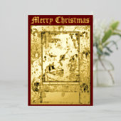  kunsten nieuwkerst 1898 folie feestdagenkaart (Staand Voorkant)