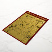  kunsten nieuwkerst 1898 folie feestdagenkaart (Gedraaid)