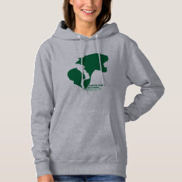  kunsten op school Groene silhouettes Hoodie