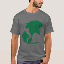  kunsten op school Groene silhouettes T-shirt