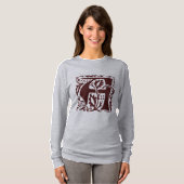 kunsten Red William Morris Monogram T-shirt (Voorkant volledig)