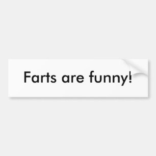 Kunsten zijn grappig! bumpersticker