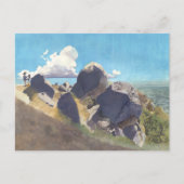 Kunstenaar aan de Californische kust Briefkaart (Voorkant)