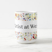 "Kunstenaar aan het werk" Koffiemok (Center)