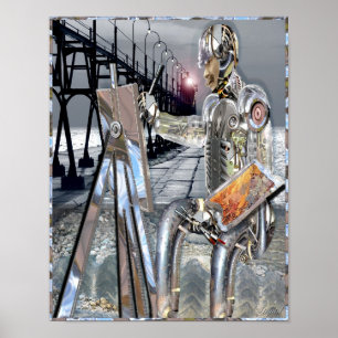 Kunstenaar (afdrukken) poster