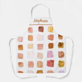 Kunstenaar Apron, gepersonaliseerde Waterverf Schort (Voorkant)