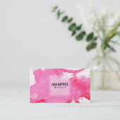 Kunstenaar | Aquarel Visitekaartje (Staand voorkant)