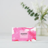 Kunstenaar | Aquarel Visitekaartje (Staand voorkant)