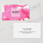 Kunstenaar | Aquarel Visitekaartje (Voorkant / Achterkant)