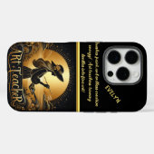 Kunstenaar bij zonsondergang in een vredig landsch Case-Mate iPhone case (Achterkant (horizontaal))