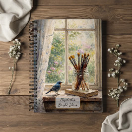 Kunstenaar Borstelt Raamschouw Notitieboek