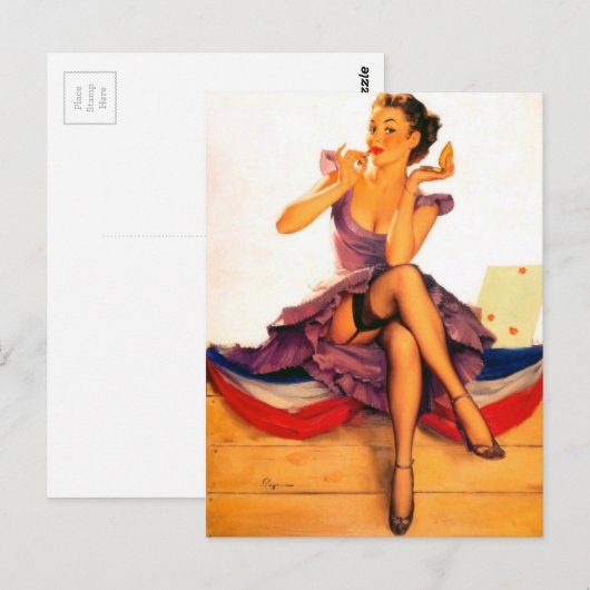 Kunstenaar Briefkaart (Voorkant / Achterkant)